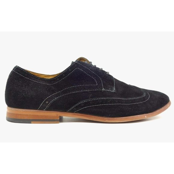Aldo Black Leather Dress Casual Wingtip Oxfords Shoes Men\'s 43.5 / 10.5 main image 8